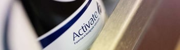 Activate logo on lubricant aerosol can